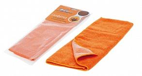 AIR LINE AB-A-04 Салфетка из микрофибры и коралловой ткани оранжевая 35x40 см